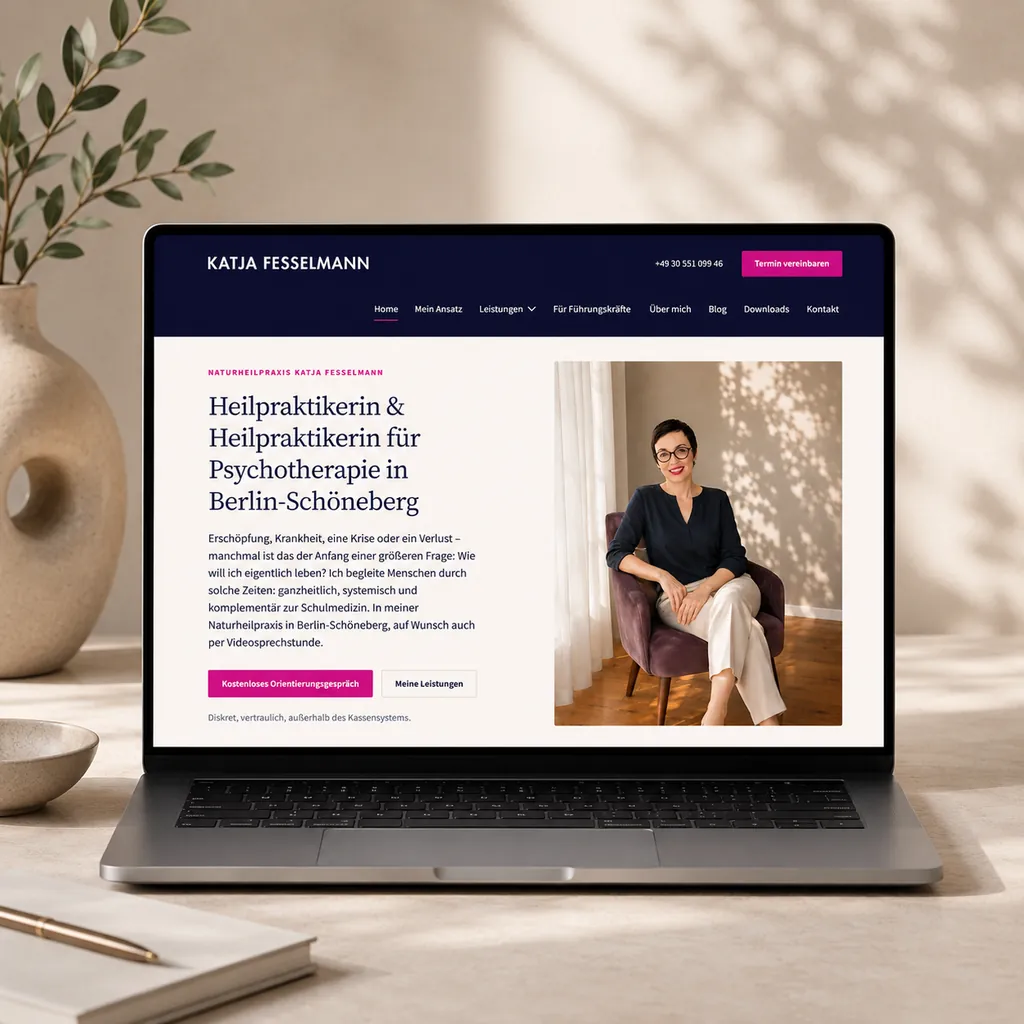 Website-Vorschau: Relaunch einer Naturheilpraxis in Berlin