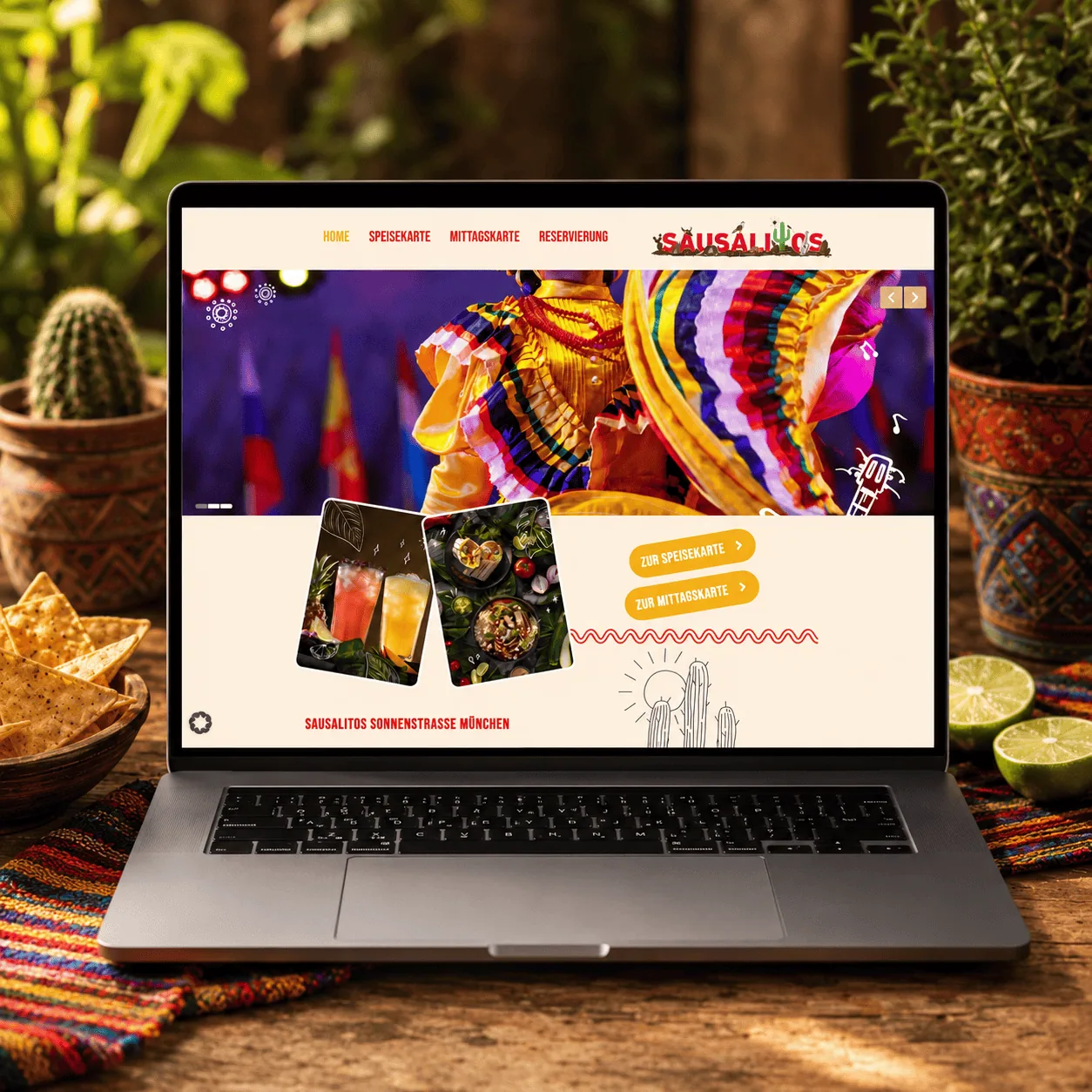 Neuer Webauftritt für Sausalitos München